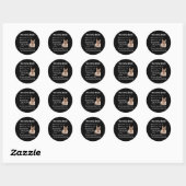 ラビットマイおもしろいハウスルールライオンヘッドバニー ラウンドシール (シート)