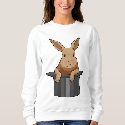 ラビットマジシャン魔法ハット スウェットシャツ (正面)