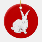 ラビットレッドオーナメント セラミックオーナメント (裏面)