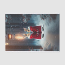 ラビットレッドコーツスノーフォレストイラストレーション