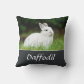 ラビットロス記念キープサケカスタム- Pet Photo クッション (裏面)