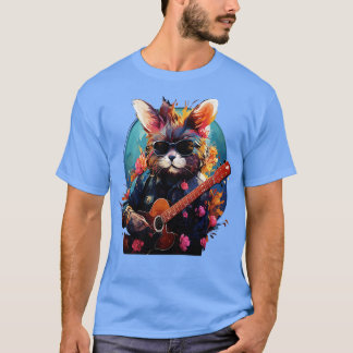 ラビット遊ギター Tシャツ