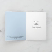 ラビット間抜けクリスチャンイースターホリデーカード シーズンカード (内部)