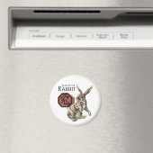 ラビット〔占星術の〕十二宮図アート中国のの年 マグネット (インサイチュ (食洗機))