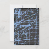 ラビバー予測できなバルミツワー披露宴パーティーカード 招待状 (裏面)