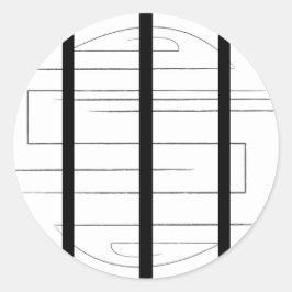 ラビリンステッカーのシート ラウンドシール