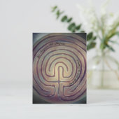 ラビリンス記号 ポストカード (スタンド正面)