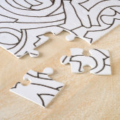 ラビリンス-白黒アーモダント ジグソーパズル (側面)