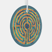 ラビリンスIIガラスサークルオーナメント ガラスオーナメント (正面右)