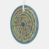 ラビリンスIIガラスサークルオーナメント ガラスオーナメント (正面左)
