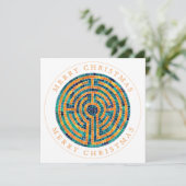 ラビリンスIIスクエアフラットクリスマスカード シーズンカード (スタンド正面)