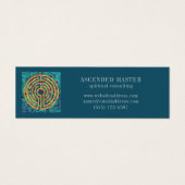 ラビリンスIIミニ名刺 – 緑 (正面)