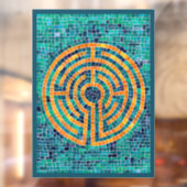 ラビリンスII 8x11窓のラッキング – 緑 ウィンドウサイン (シート2)