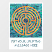 ラビリンスII 8x11窓ラッキング+文字 ウィンドウサイン (シート)