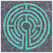 ラビリンスIII 2x2ビニールステッカー シール (正面)