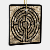 ラビリンスVセラミックスクエアオーナメント セラミックオーナメント (右)