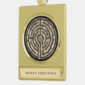 ラビリンスVバナーオーナメント ゴールドプレートバナーオーナメント (左)