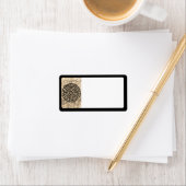 ラビリンスV住所 シール – 黒 (インサイチュ)