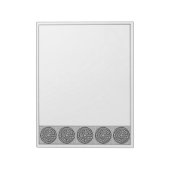 ラビリンスVII 11x8.5メモ帳 ノートパッド (回転)