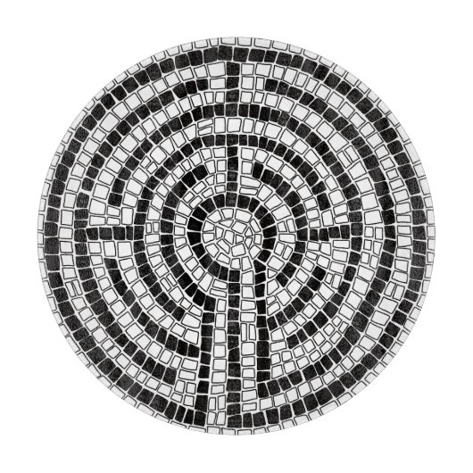 ラビリンスVII 12インチラウンドガラス切削盤 カッティングボード (正面)