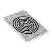 ラビリンスVII 3x4フレキシブルマグネット – 白色 マグネット (右側)