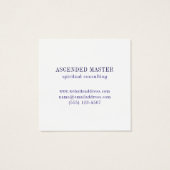 ラビリンスVIIIスクエアビジネスカード (裏面)