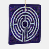 ラビリンスVIIIセラミックスクエアオーナメント セラミックオーナメント (右)