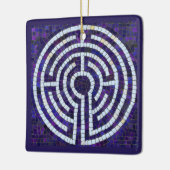 ラビリンスVIIIセラミックスクエアオーナメント セラミックオーナメント (左)