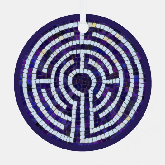 ラビリンスVIIIメタルサークルオーナメント メタルオーナメント (裏面)