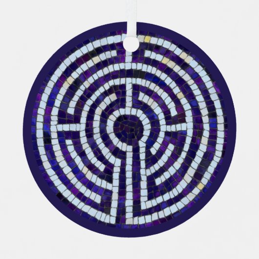ラビリンスVIIIメタルサークルオーナメント メタルオーナメント (正面)
