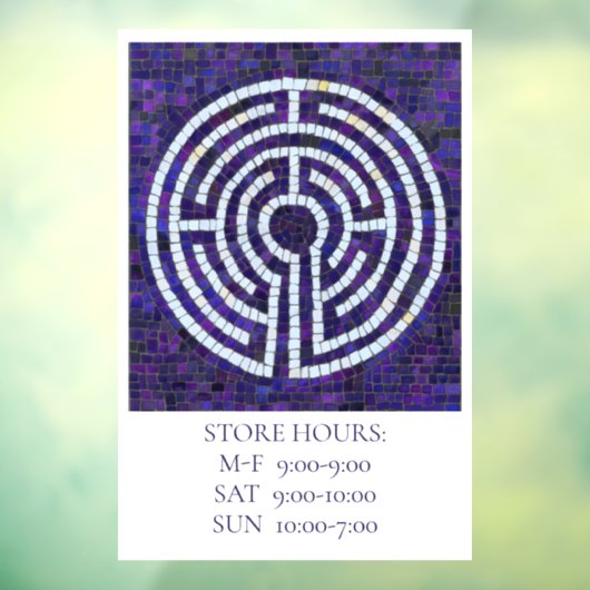 ラビリンスVIII 12x18窓の固定+文字 ウィンドウサイン (シート3)