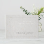 ラビングメモリエンボスクロス1葬式招待状 招待状 (スタンド正面)