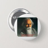 ラビンドラナートタゴレラブ引用文ギフト&カード 缶バッジ (正面&裏面)