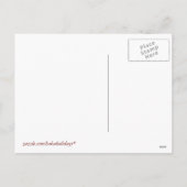 ラビーおもしろいビーバレンタインデー シーズンポストカード (裏面)