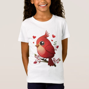 ラビードビーレッド(鳥)ショウジョウコウカンチョウ Tシャツ