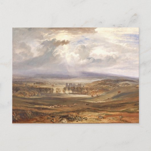 ラビー城、ダーリントン伯爵の座席 ポストカード (正面)