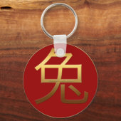 ラビ中国のスイヤー金ゴールド表意図〔占星術の〕十二宮図PRK キーホルダー (正面)