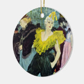 ラピエロ(ピエロ)チャウカオバイトゥールーズロートレック セラミックオーナメント (左)