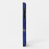 ラピスブルーアンド金ゴールド Case-Mate iPhoneケース (裏面/左)