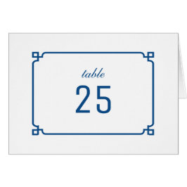 ラピスブルーデコシックなテーブル番号