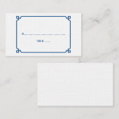 ラピスブルーデコシック結婚ズ座席表 プレイスカード (正面/裏面)