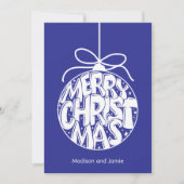 ラピスメリークリスマスオーナメントクリスマスカード シーズンカード (正面)