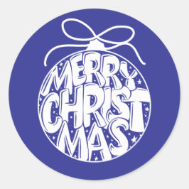 ラピスメリークリスマスオーナメントホリデー ラウンドシール