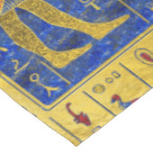 ラピスラズリのエジプトの金ゴールドの記号 テーブルクロス (アングル)