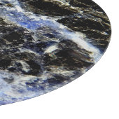 ラピスラズリのガラスまな板 カッティングボード (角)