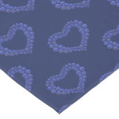 ラピスラズリハート9th anniversary blue ショートテーブルランナー (コーナー)