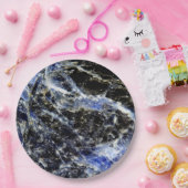 ラピスラズリ紙プレート ペーパープレート (パーティー)