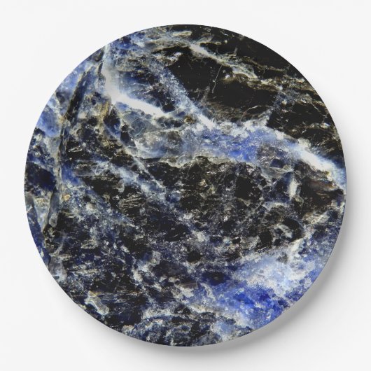 ラピスラズリ紙プレート ペーパープレート (正面)