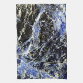 ラピスラズリ茶タオル キッチンタオル (縦)