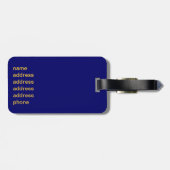 ラピスラズリ ラゲッジタグ (裏面横)